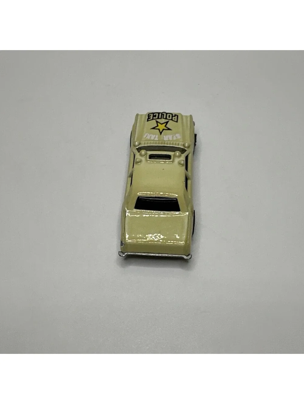 Vintage Hot Wheels 1977 POLICE STAR TAXI CAB Color Changer Car Malaysia 
